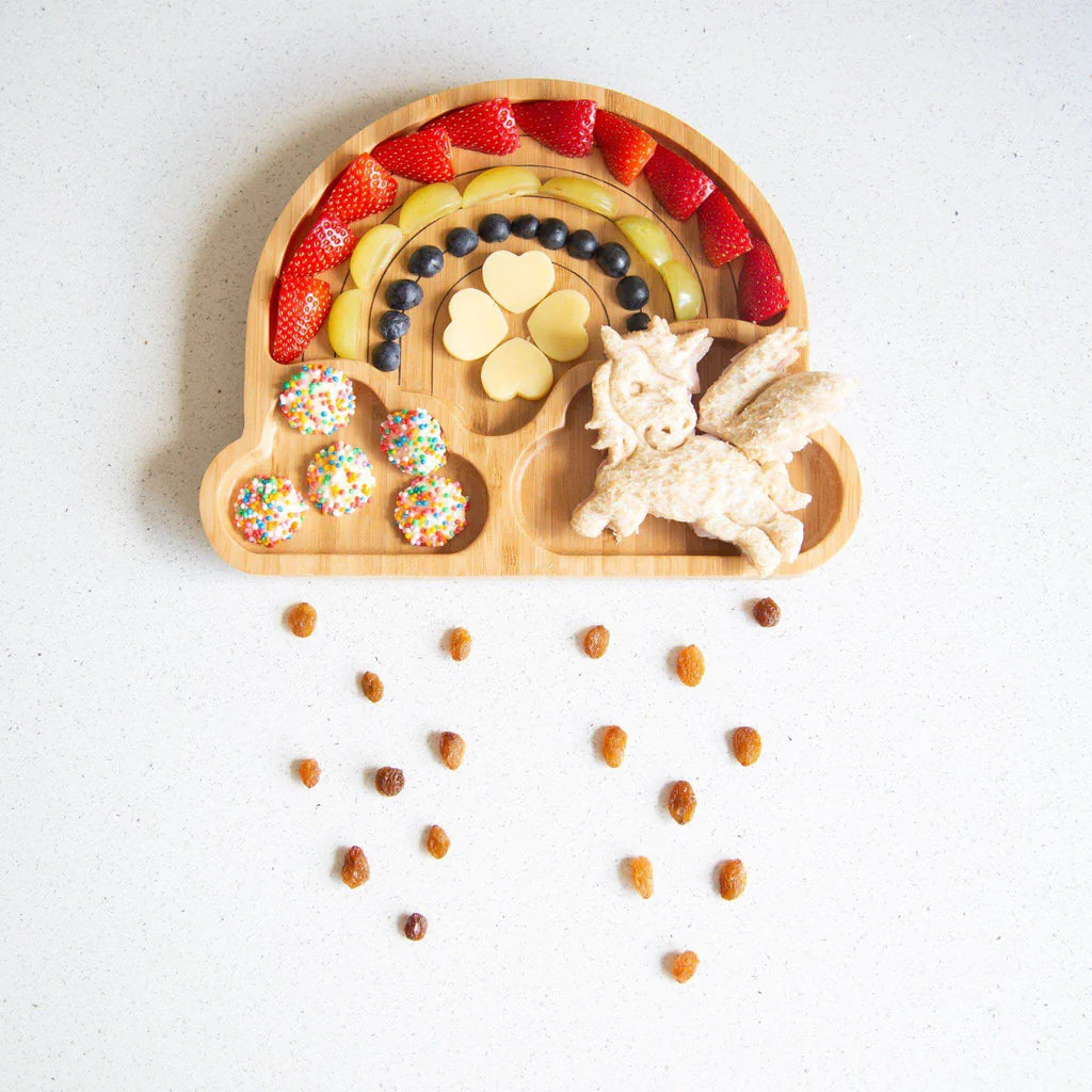 Rainbow Plate Bamboo (suction)