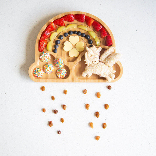 Rainbow Plate Bamboo (suction)